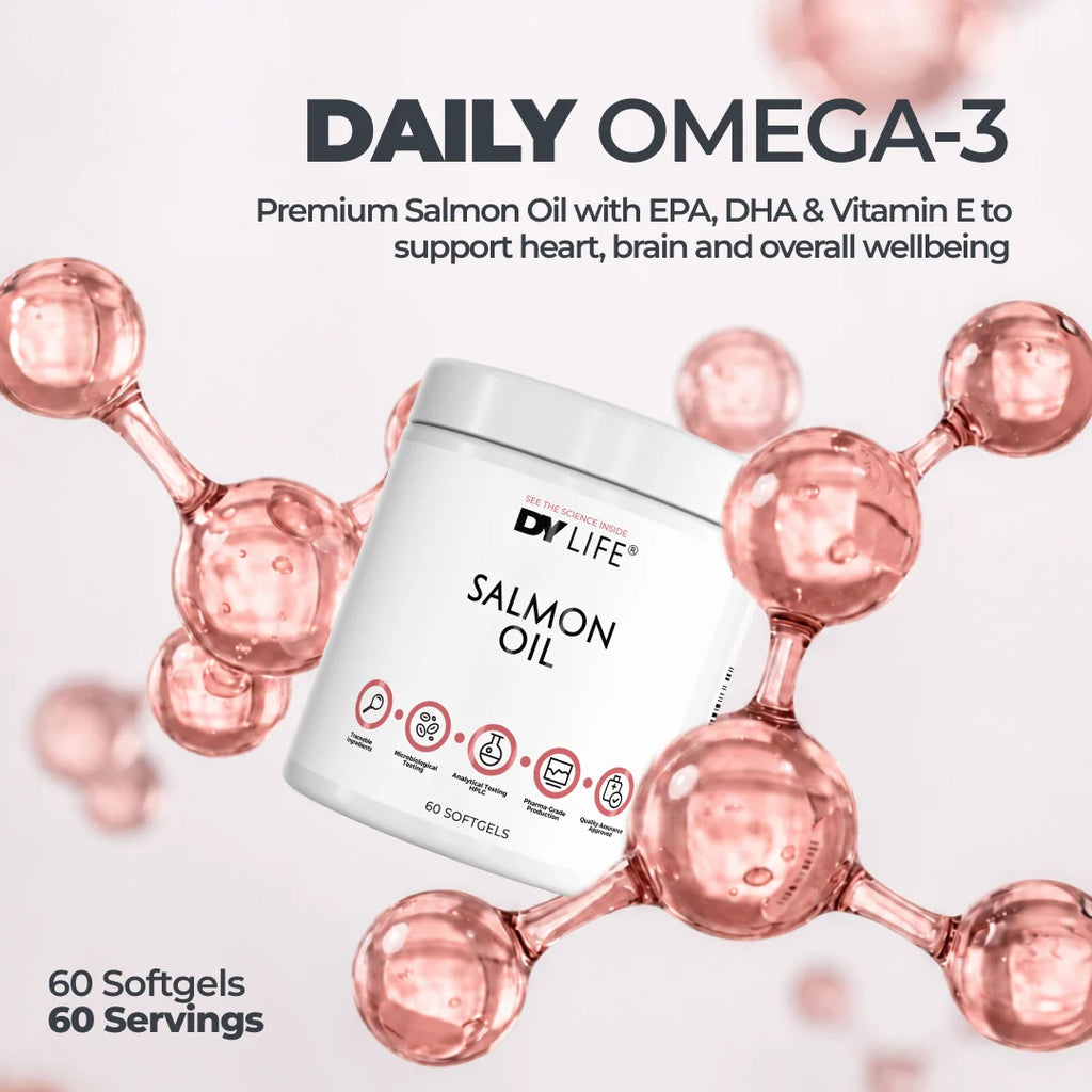 Dorian Yates DY LIFE Salmon oil / 60 softgels / 60 servings