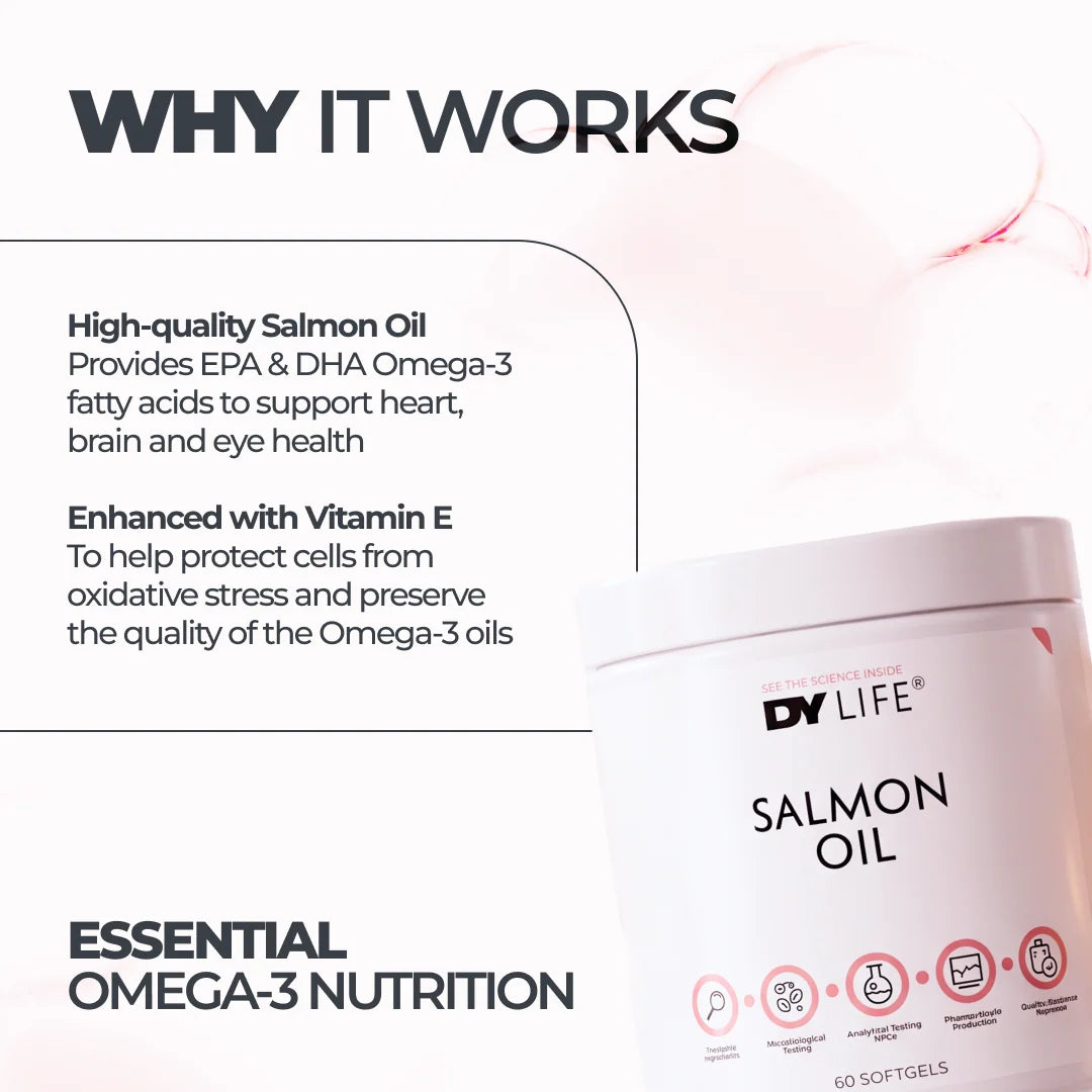 Dorian Yates DY LIFE Salmon oil / 60 softgels / 60 servings