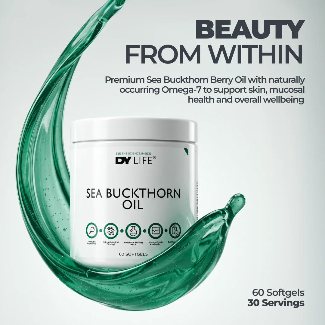 Dorian Yates DY LIFE Sea Buckthorn Oil / 60 softgels / 30 servings