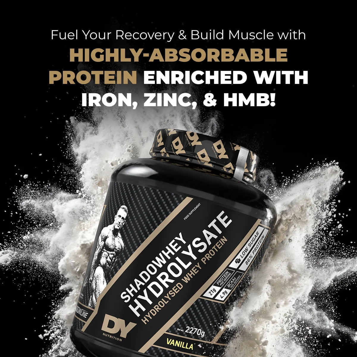 Dorian Yates Shadowhey Hydrolysate / 2.27 KG / 90 Servings