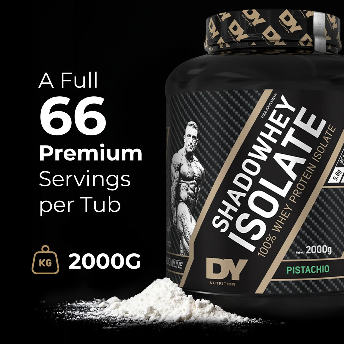 Dorian Yates Shadowhey Isolate / 2 KG / 66 servings
