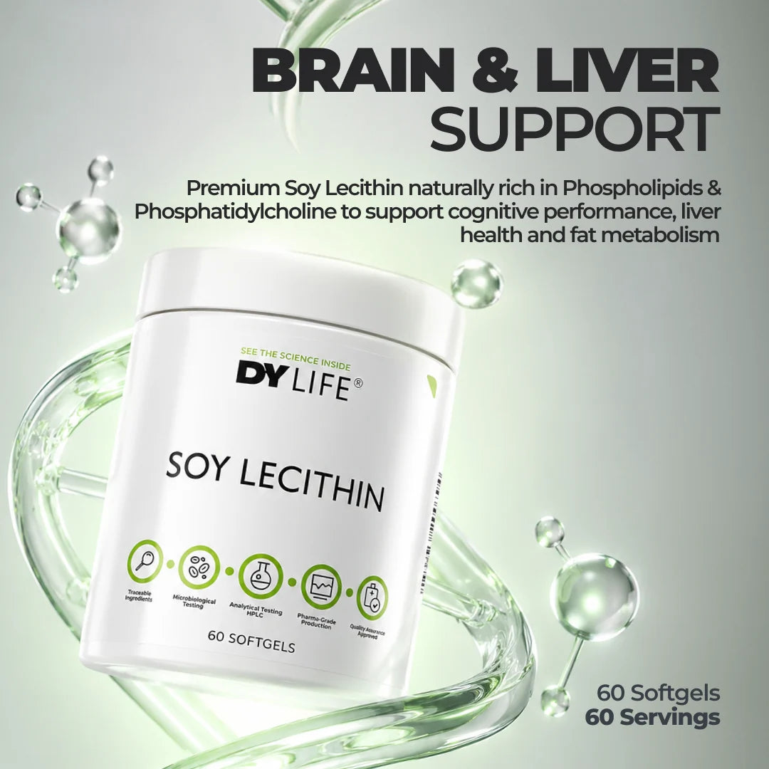 Dorian Yates DY LIFE Soy Lecithin / 60 softgels / 60 servings