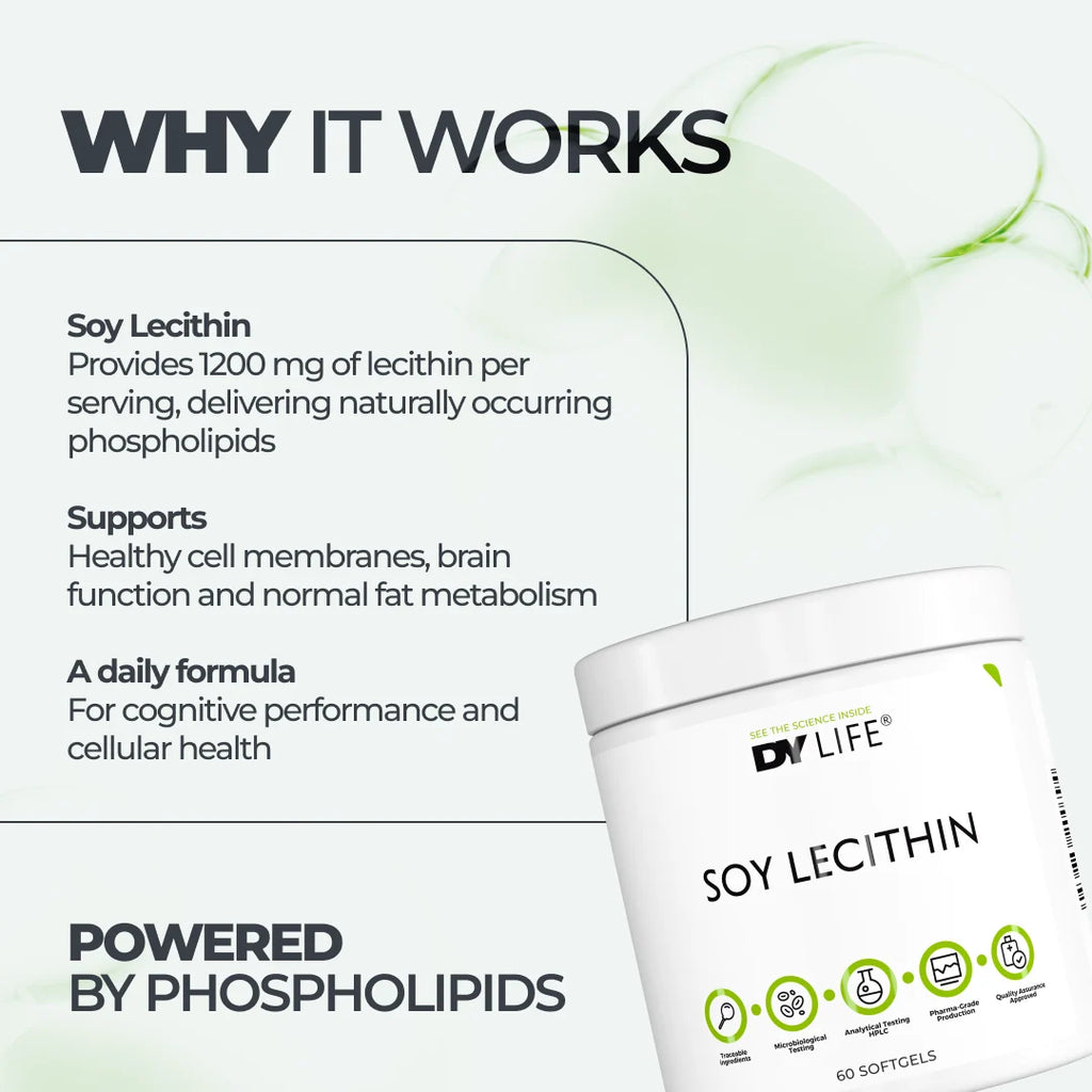 Dorian Yates DY LIFE Soy Lecithin / 60 softgels / 60 servings