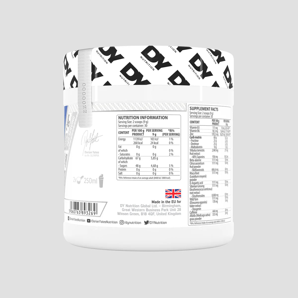 Dorian Yates Testoboost 270 grams