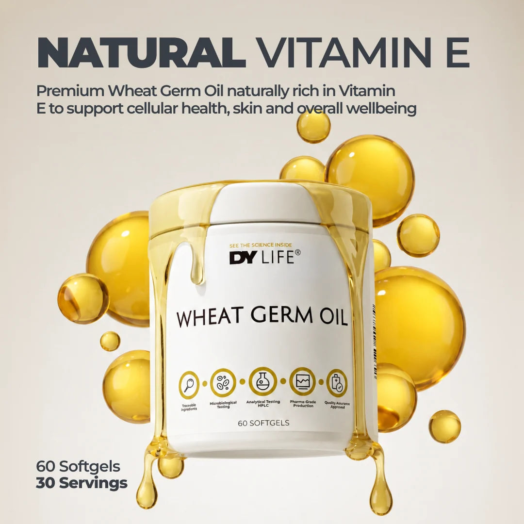 Dorian Yates DY LIFE Wheat Germ Oil / 60 softgels / 30 servings