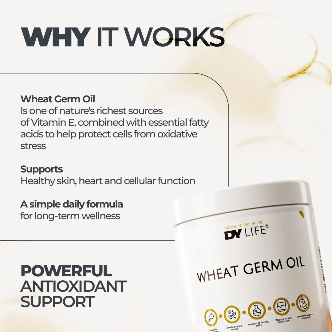Dorian Yates DY LIFE Wheat Germ Oil / 60 softgels / 30 servings