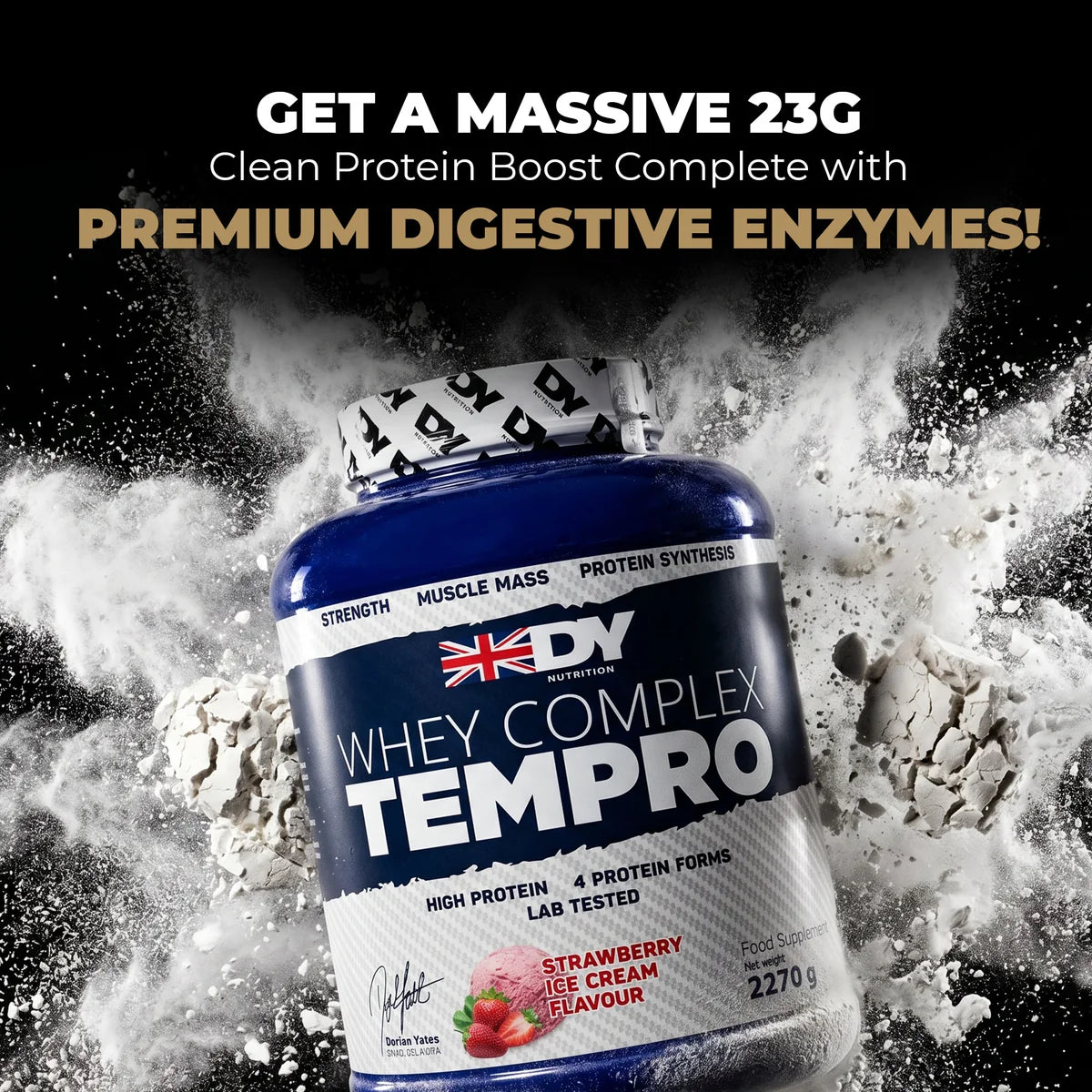 Dorian Yates Whey Complex TEMPRO / 2.27 KG / 75 Servings