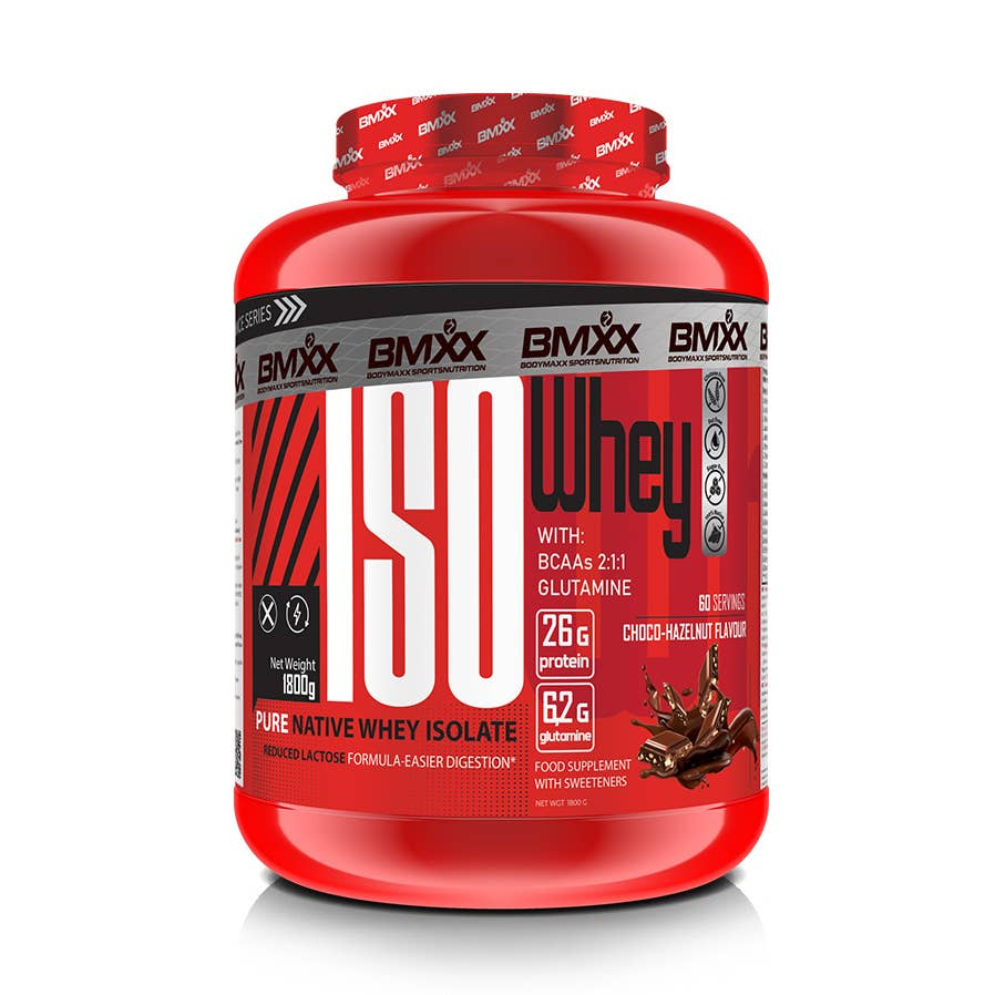 BMXX Sports Nutrition | Iso Whey |Pure Native High Protein Whey Isolate | 1.8kg (60 servings)