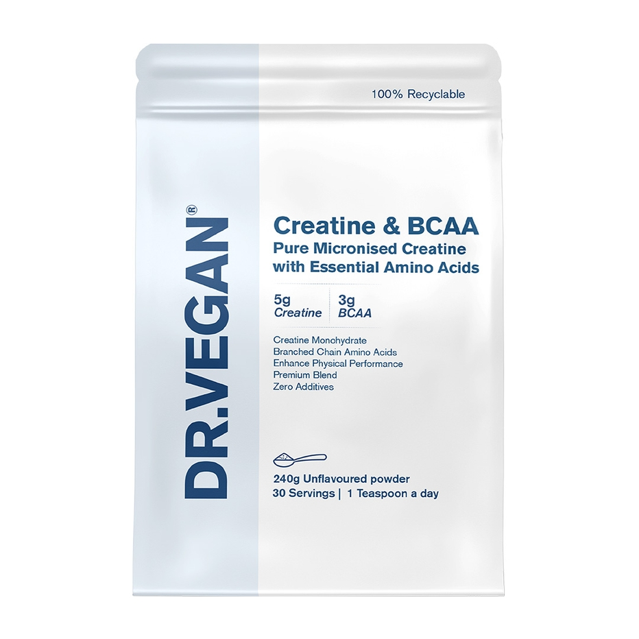 DR.VEGAN | Creatine & BCAA | 240g (30 servings)