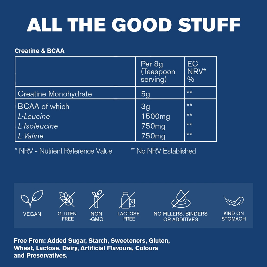 DR.VEGAN | Creatine & BCAA | 240g (30 servings)