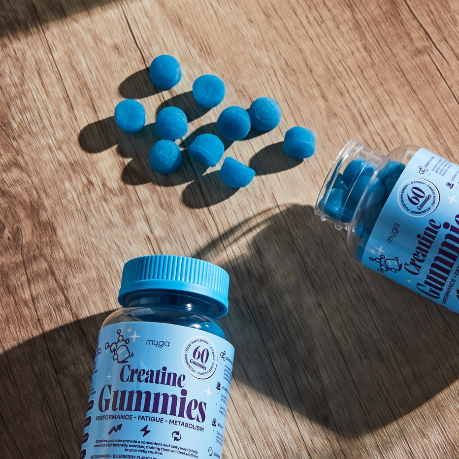 Myga | Creatine Gummies | Blueberry | 60 servings