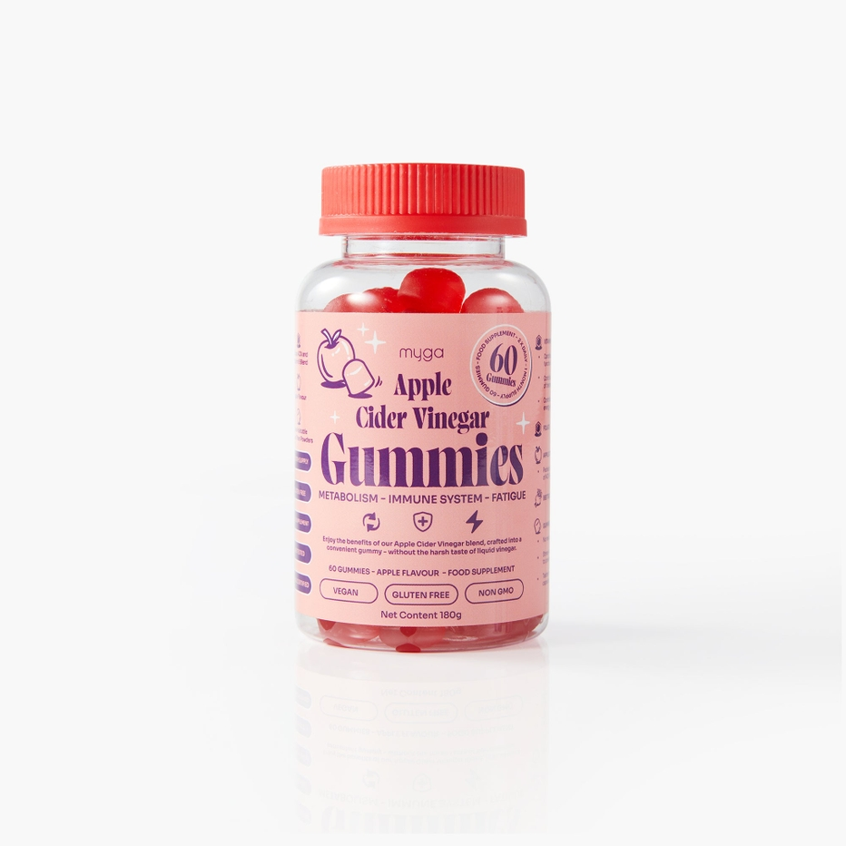 Myga | Apple Cider Vinegar Gummies | Apple | 60 Gummies