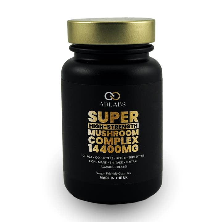 Ablabs | Super High-Strength Mushroom Complex | 120 Capsules