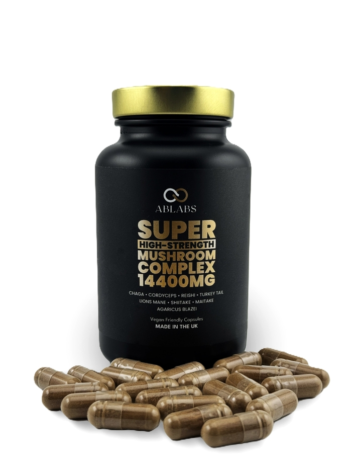 Ablabs | Super High-Strength Mushroom Complex | 120 Capsules
