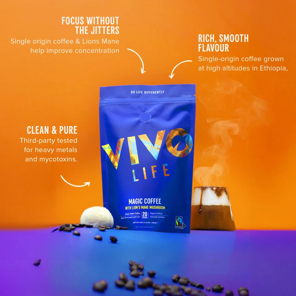 Vivo Life | Magic Coffee with Lion's Mane Mushroom | 280g (20 servings)