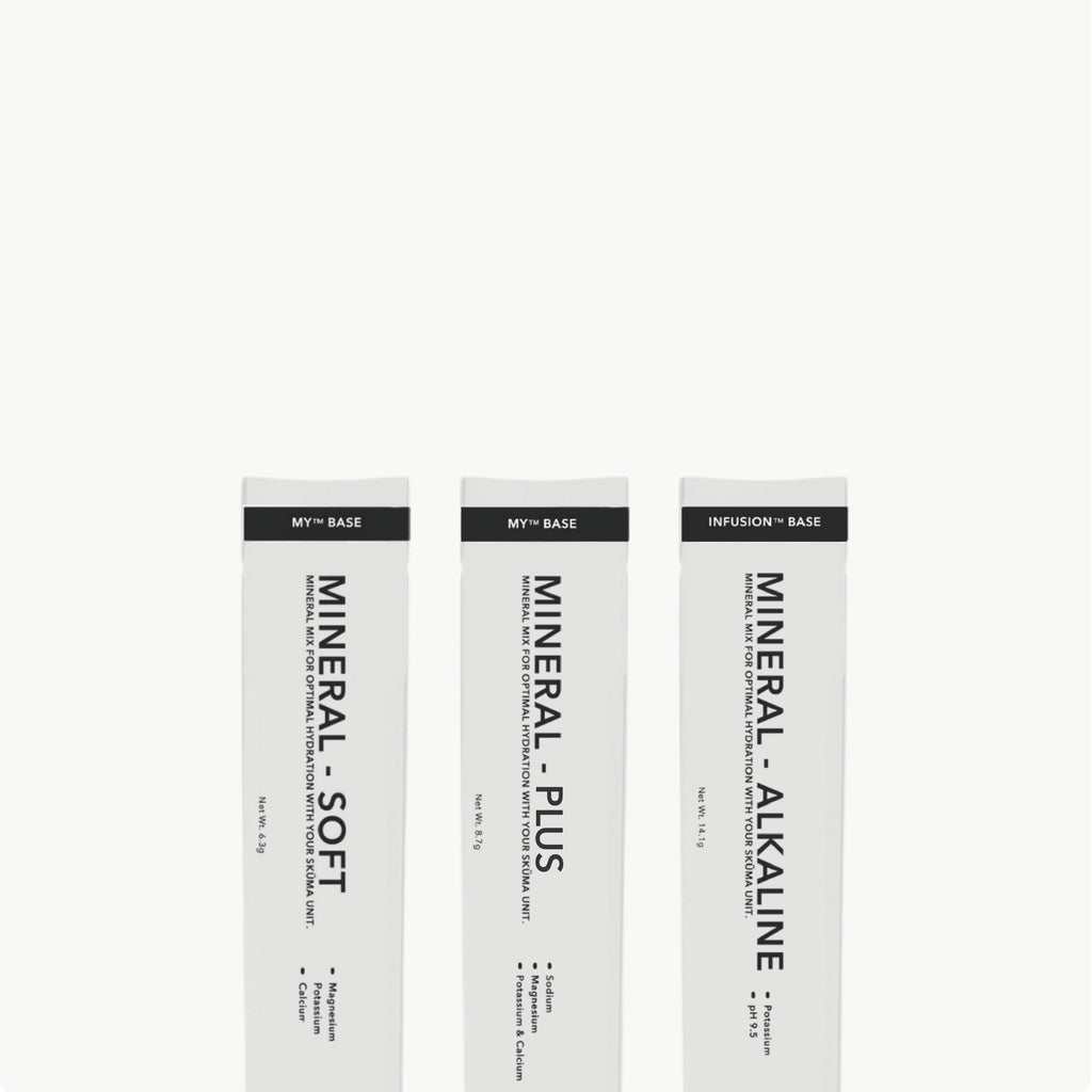 Sküma Water: MY™ Bases refill bundle (x4 pouches) - Mineral Plus