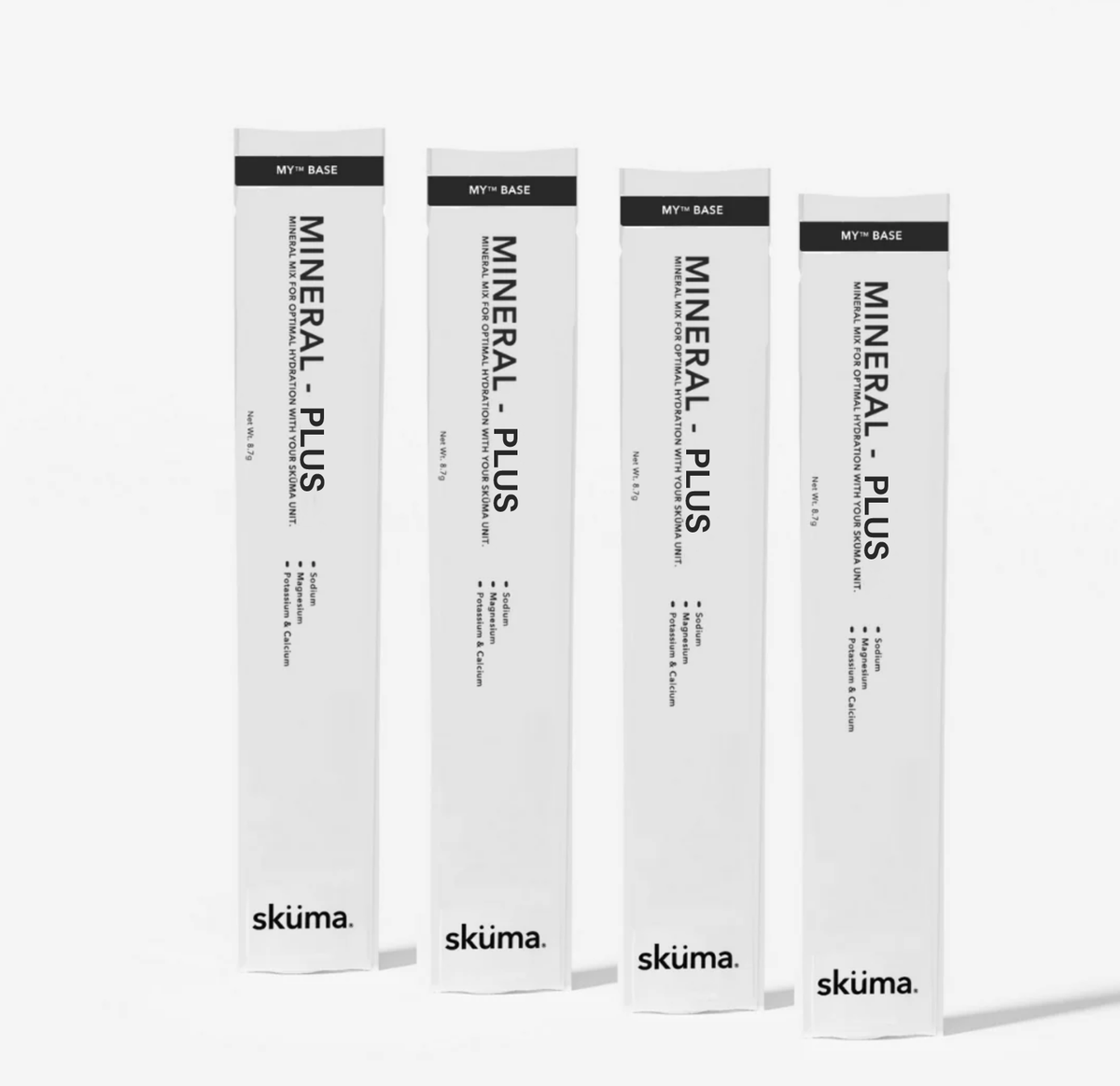 Sküma Water: MY™ Bases refill bundle (x4 pouches) - Mineral Plus