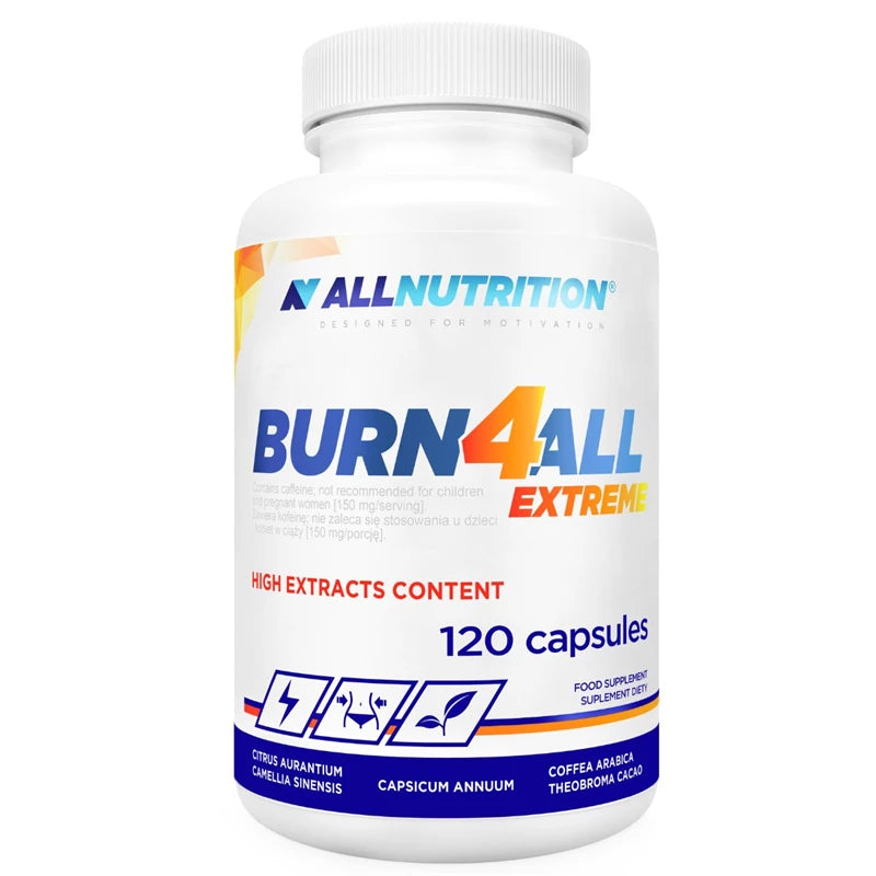 All Nutrition Burn4ALL Extreme / 120 capsules / 40 servings