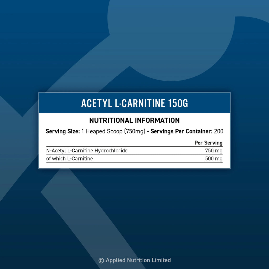 Applied Nutrition Acetyl L-Carnitine / 150 grams / 200 servings