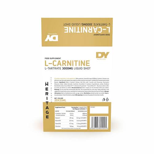 Dorian Yates L-Carnitine Liquid Shot 20x25ml